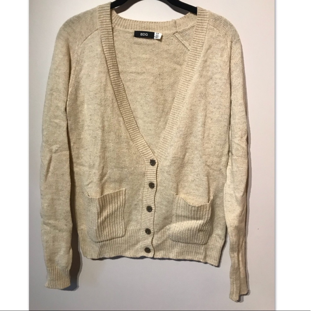 Beige Urban Outfitters cardigan